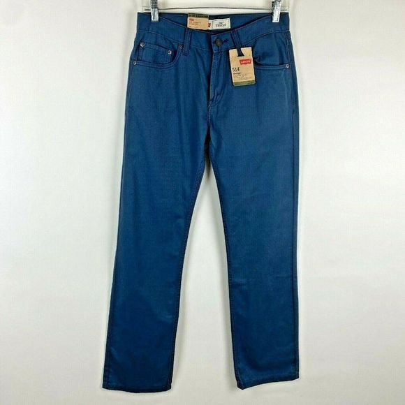 Levi's Other - Levis 514 Straight Fit Vintage Blue Jeans Boys Size 18 Reg W29 L29 NWT